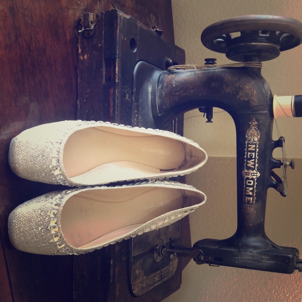 BCBGeneration sparkle flats